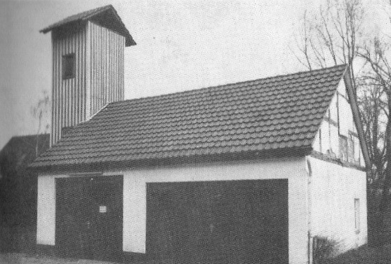 Das alte Gerätehaus am Laubberg