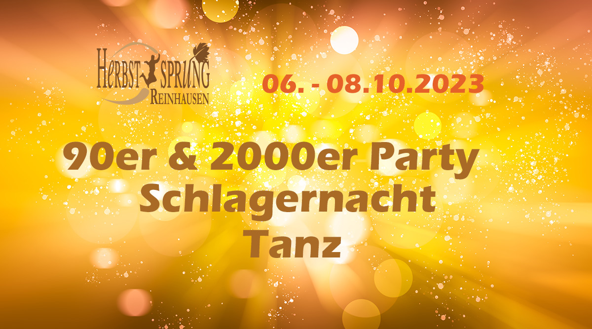 Banner Herbstsprung Kirmes Programm 2023
