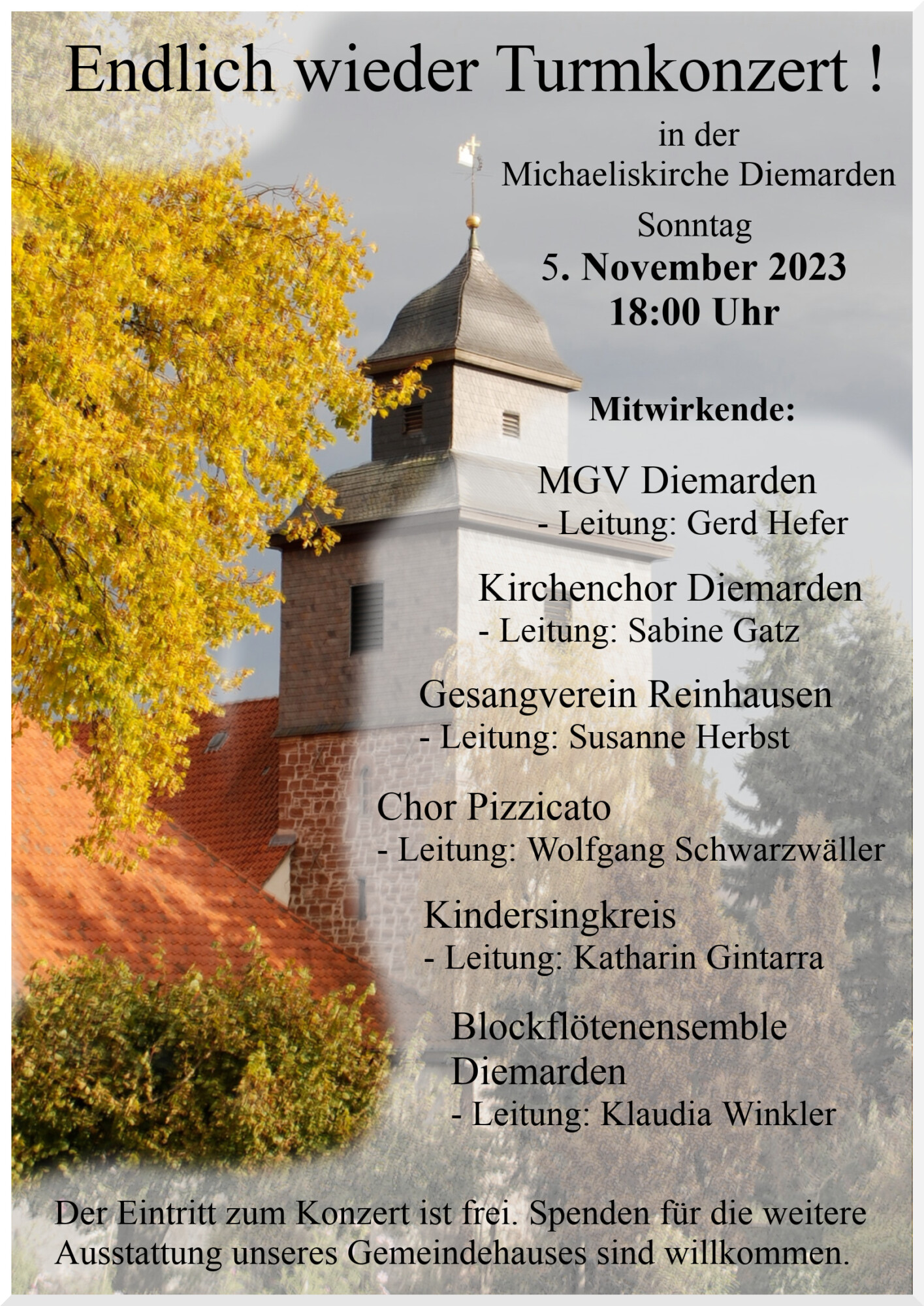 Diemarden Turmkonzert 2023