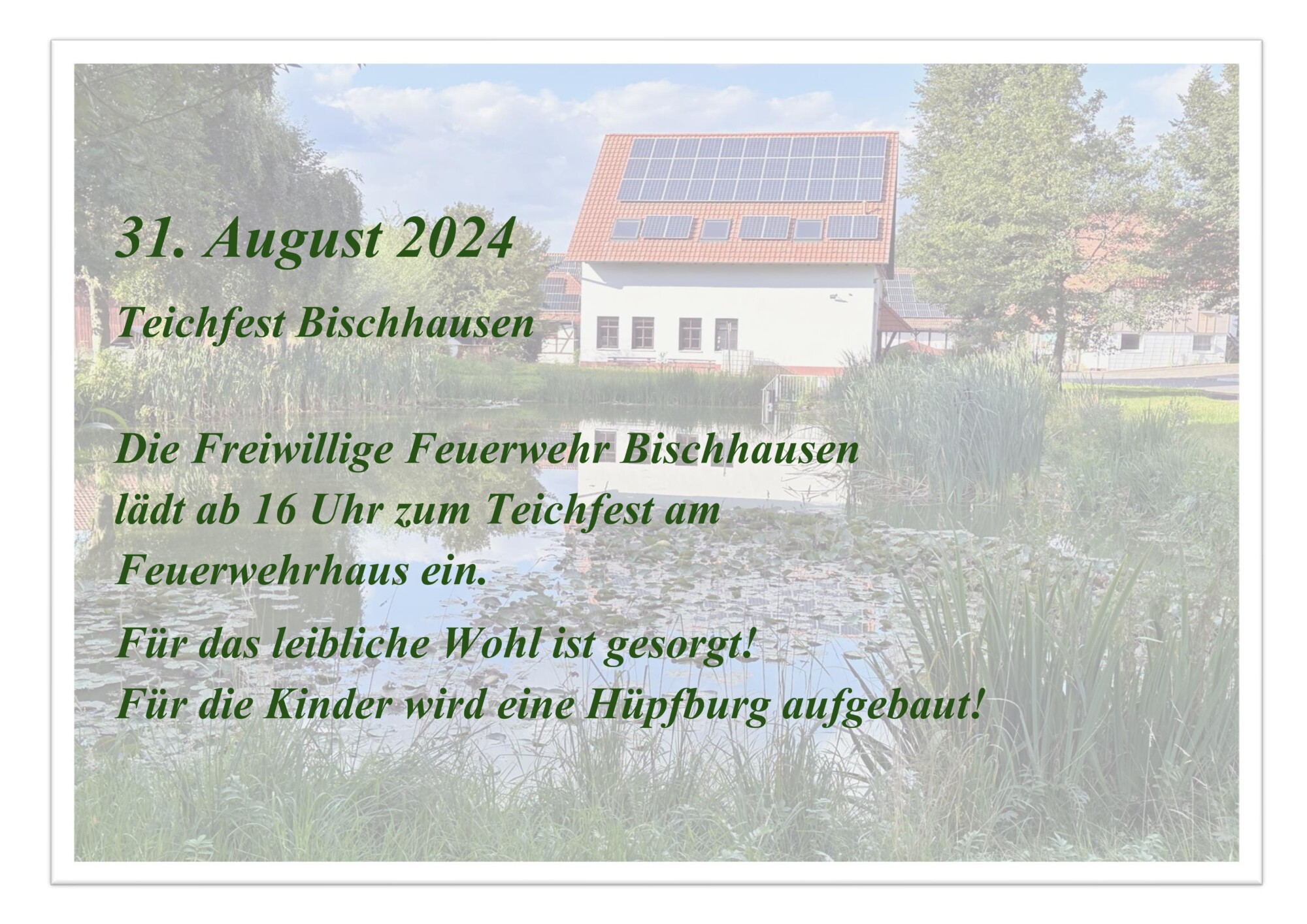 Teichfest Bischhausen 31.08.2024