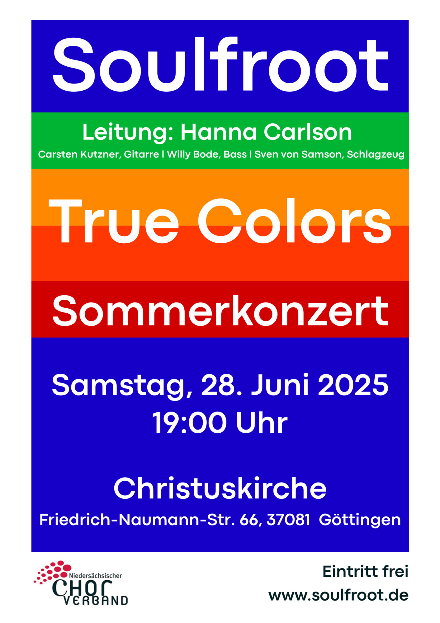 Soulfroot Sommerkonzert 2025, Göttingen