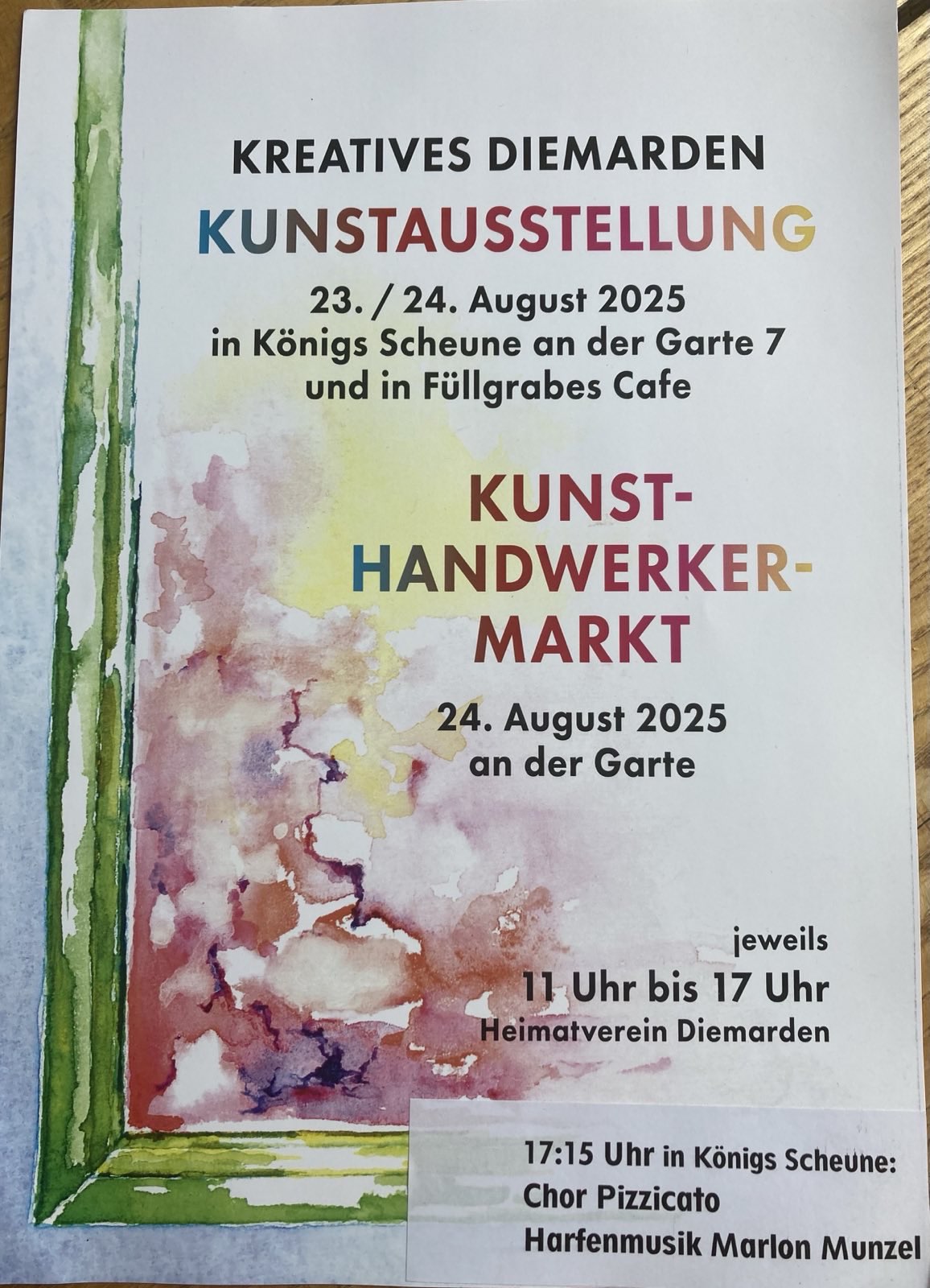 Kunstausstellung Diemarden 2025