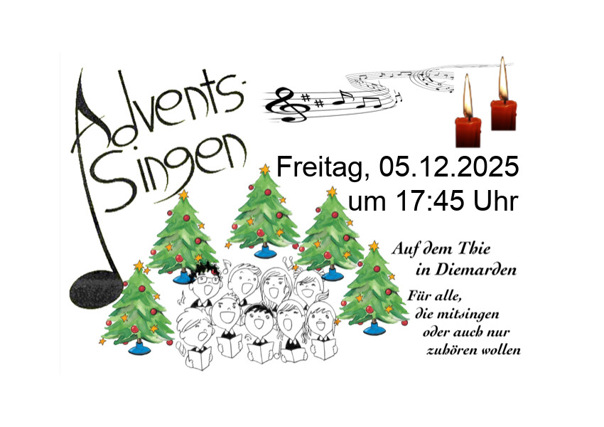 Adventslieder singen 2025 Diemarden