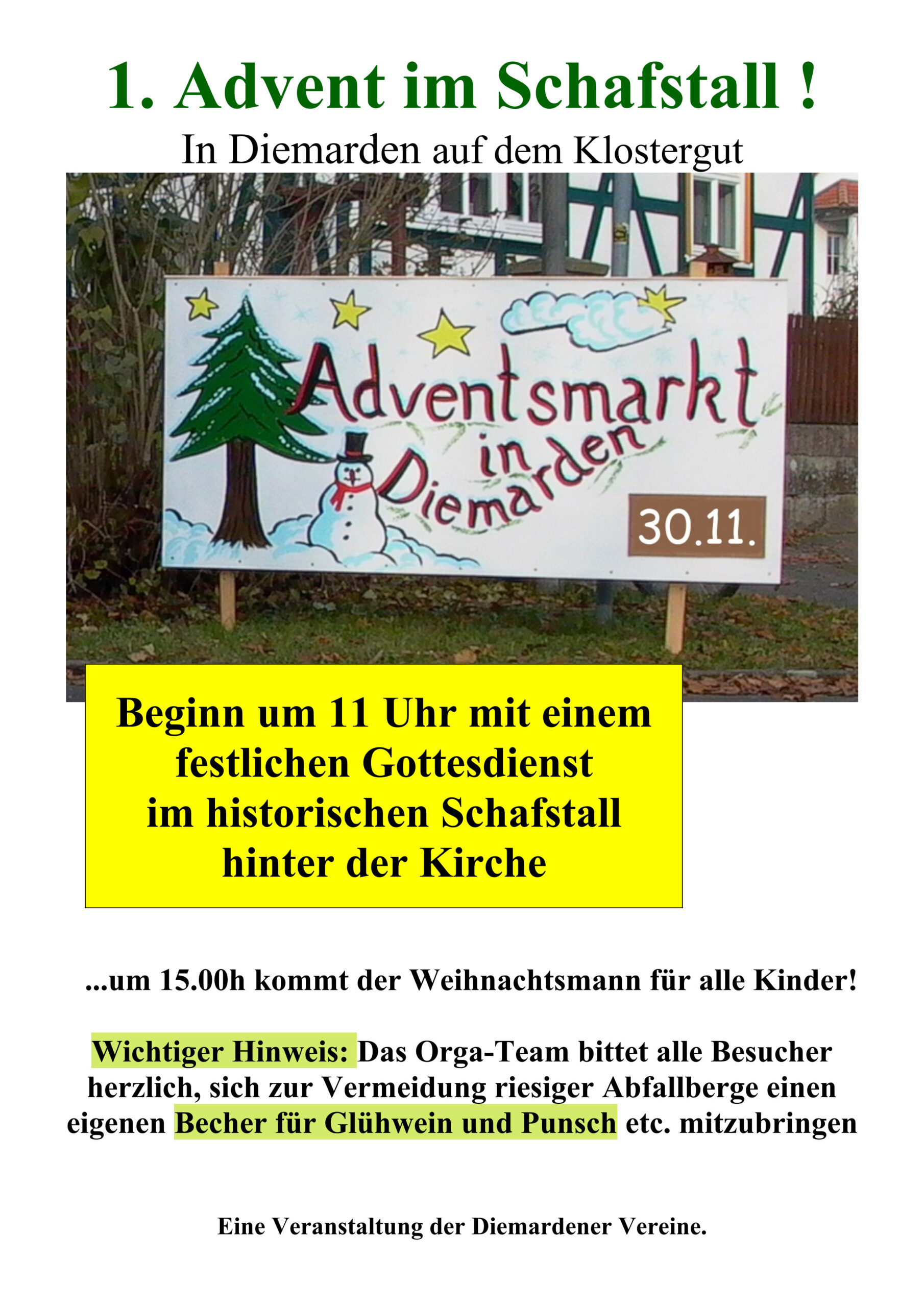 Adventsmarkt 2025 Diemarden