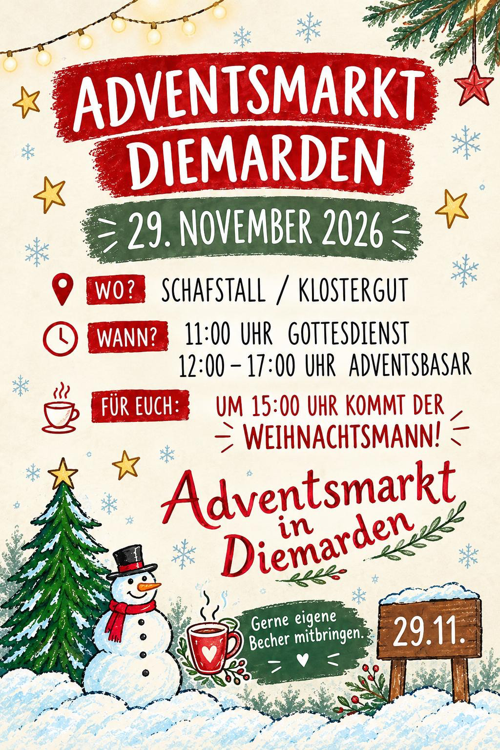 Adventsmarkt Diemarden 2026