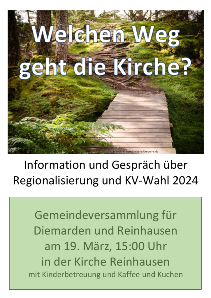 Diemarden-Reinhausen Gemeindeversammlung 19.03.2023