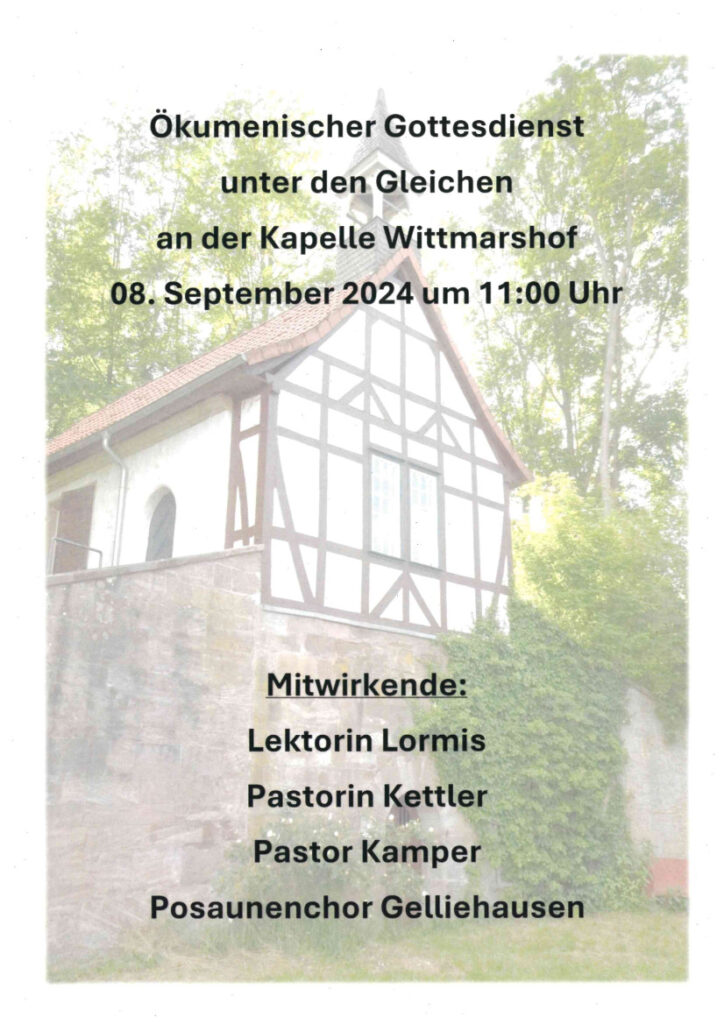 Gottesdienst unter den Gleichen 2024 Plakat